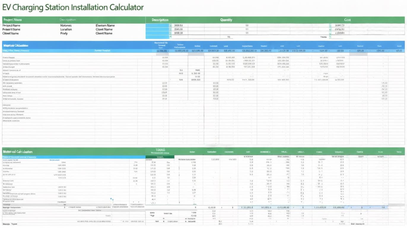 EV Charging Station Calculator Preview